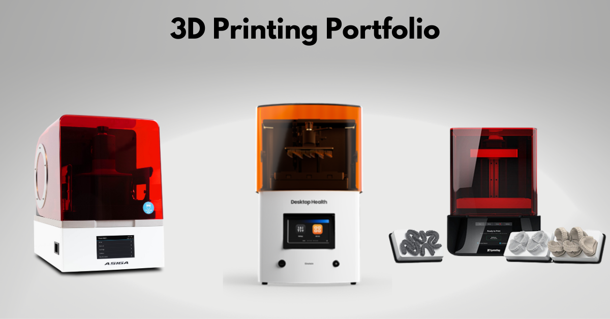Zahn 3D Printing Portfolio